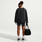 Sudadera de cuello redondo Dri-FIT oversized para mujer (maternidad) Nike (M) Studio Fleece Sport