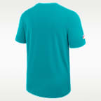 Playera Nike Dri-FIT NFL para hombre Miami Dolphins Sideline Coach