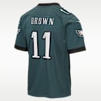 A.J. Brown Philadelphia Eagles Big Kids' Game Jersey