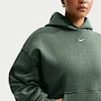 Nike Studio Fleece Medium Weight Women's Oversized Pullover Hoodie (Plus Size)