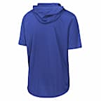Playera con gorro Nike Dri-FIT de la MLB para niños talla grande Texas Rangers