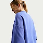 Playera Dri-FIT oversized de cuello redondo para mujer Nike 24.7 ImpossiblySoft