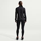 Nike Swift-løbetrøje med Therma-FIT-rullekrave til kvinder