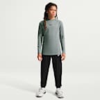 Nike Pro Big Kids' (Boys') Dri-FIT Long-Sleeve Crewneck Top