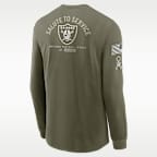 Las Vegas Raiders Salute to Service Men's Nike NFL Long-Sleeve T-Shirt