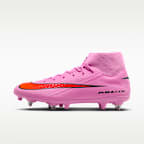 Nike Mercurial Superfly 10 Academy High-Top-Fußballschuh für weichen Rasen