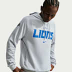 Sudadera con gorro sin cierre Nike Dri-FIT de la NFL para hombre Detroit Lions Rivalries Collection Primary
