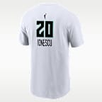 Playera de Nike WNBA para hombre Sabrina Ionescu New York Liberty