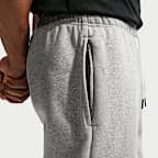 Nike Standard Issue Men's Therma-FIT Brushed Open-Hem Basketball Trousers