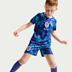 Kit de 3 piezas de fútbol Nike Replica de Inglaterra portero 2026 Stadium para niños talla pequeña
