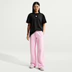 Nike Sportswear Club Fleece Women's Mid-Rise Wide-Leg Sweatpants