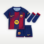 F.C. Barcelona 2025/26 Stadium Home Baby/Toddler Nike Football Replica 3-Piece Kit