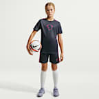 Nike Academy+ Dri-FIT Kısa Kollu Genç Çocuk Futbol Üstü