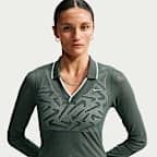 Playera de manga larga con encaje ajustada y corte medio para mujer Nike Sportswear Chill Knit