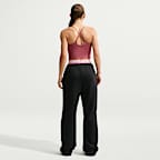 Nike Studio Fleece Sport Women's Dri-FIT Mid-Rise Open-Hem Pants