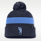 Gorro con dobladillo universitario marca Jordan para hombre North Carolina Peak