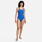 Traje de baño de una pieza con diseño Fastback para mujer Nike Swim HydraStrong Essential