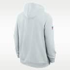 Sudadera con gorro sin cierre Nike Dri-FIT de la NFL para hombre Pittsburgh Steelers Sideline Standard Issue