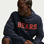 Sudadera con gorro sin cierre Nike Dri-FIT de la NFL para hombre Chicago Bears Rivalries Collection Primary