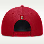 Gorra universitaria Nike ajustable para hombre Ohio State Legacy Basketball Rope Rise