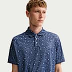 Nike Par Men's Dri-FIT Microprint Birds Golf Polo