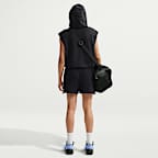 Shorts de tiro medio para mujer Nike Studio Fleece Lightweight "French Terry"