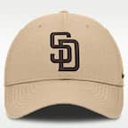 Gorra Nike Dri-FIT de la MLB ajustable para hombre San Diego Padres Club