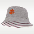 Gorro tipo pescador universitario Nike para hombre Clemson Primetime Apex