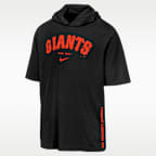 Playera con gorro Nike Dri-FIT de la MLB para niños talla grande San Francisco Giants