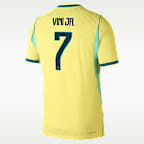 Vinícius Júnior Brazil National Team 2026 Match Home Men's Nike Dri-FIT ADV Soccer Jersey