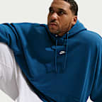 Huvtröja i sweatshirttyg Nike Sportswear Club för män