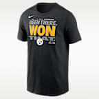 Pittsburgh Steelers 2025 AFC North Champions Trophy Collection Men's Nike NFL T-Shirt
