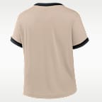 Pittsburgh Steelers Rewind Ringer Mod Women's Nike NFL Cropped T-Shirt