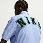 Nike Life Men's Short-Sleeve Button-Down Top