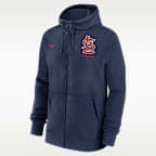 St. Louis Cardinals Lockup Men's Nike MLB Full-Zip Hoodie