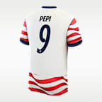 Jersey de futbol Nike Dri-FIT de Ricardo Pepi del USMNT local 2026 Stadium para hombre