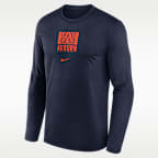 Auburn Courtside Men's Nike Dri-FIT College Long-Sleeve T-Shirt