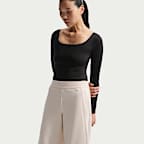 나이키 24.7 임파서블리소프트 여성 하이웨이스트 와이드 레그 팬츠