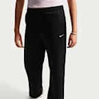 Nike Sportswear Studio Fleece Girls' Open-Hem Trousers