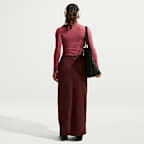 Nike One Women's Therma-FIT Mid-Rise Fleece Maxi Skirt