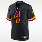 Jersey Nike de la NFL Game para hombre Luke McCaffrey Washington Commanders