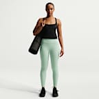 Leggings a 7/8 de cintura subida sem costura frontal Nike Zenvy para mulher