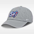 Gorra ajustable Nike de la MLB para hombre de Toronto Blue Jays 50th Season Club
