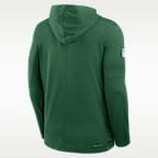 New York Jets Sideline Men's Nike Dri-FIT NFL Long-Sleeve Hooded Top