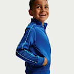 Nike Little Kids' Dri-FIT Lifestyle 2-Piece Full-Zip Propus Piping Set