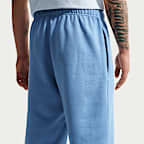 Pantalon en Fleece à ourlet ouvert Nike Solo Swoosh pour homme