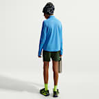 Sudadera de medio cierre Dri-FIT para niños talla grande Nike Miler