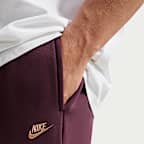 Nike Club fleecebroek met open zoom voor heren