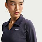 Nike Sportswear Women's Tight Long-Sleeve Cropped Polo