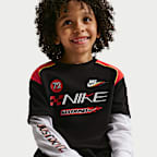 Nike Sportswear Little Kids' Victory Lap Twofer T-Shirt